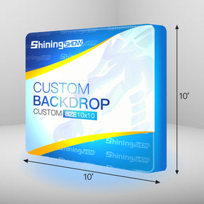 Trade Show Luminous Banner Backdrop With Custom Graphics Shiningshow