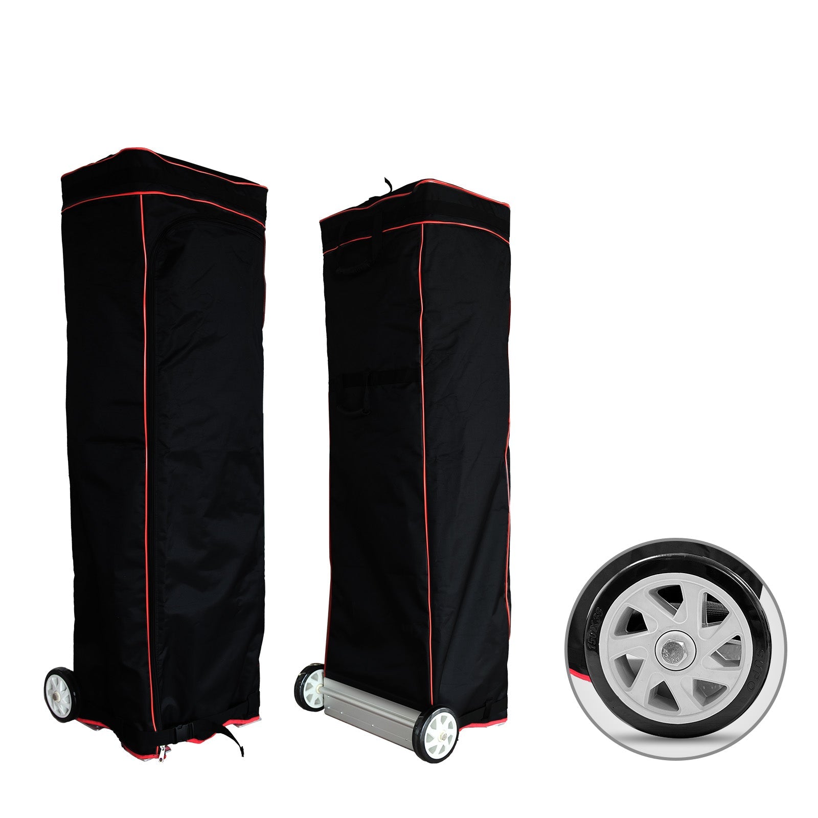 Tent bag with clearance wheels