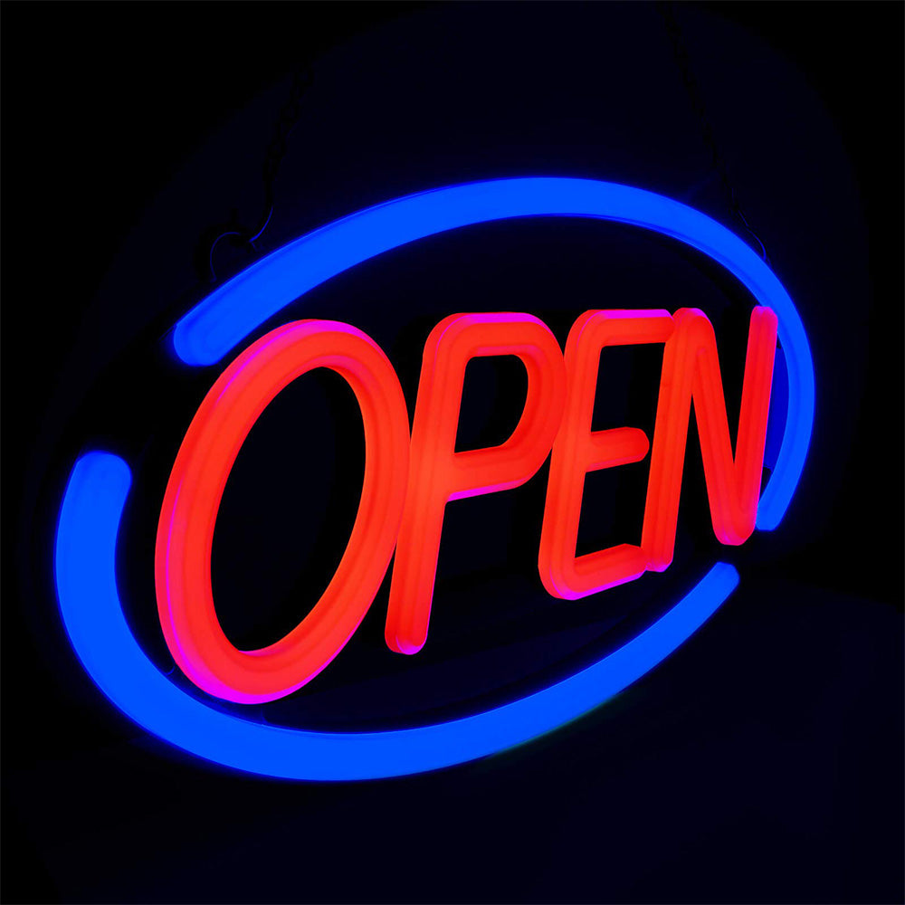 LED OPEN Sign with Chains