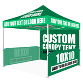 10x10 Custom Pop up Canopy Tent - ShiningShow