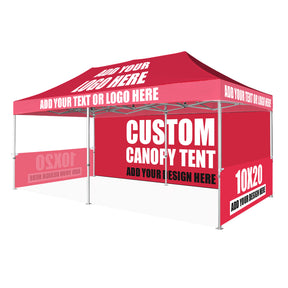 10x20 Custom Pop up Canopy Tent-ShiningShow