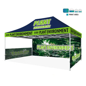 All SIze Custom Pop Up Canopy Tent With Side Wall（1 Full Wall And 2Half Walls）