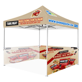 ShiningShow 10x10 Custom Pop up Canopy Tent - Brand Union