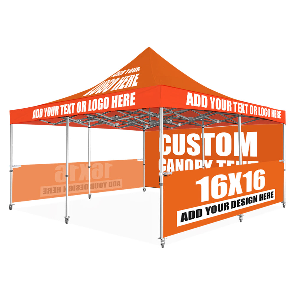 16x16 Custom Pop-up Canopy Tent-ShiningShow