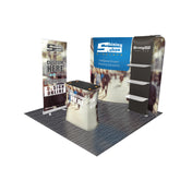 Trade Show Extend Banner Backdrop Kit SPBM5 With Custom Graphics Shiningshow