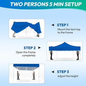 Heavy Duty Pop Up Color Instant Canopy Tent-13"x26"