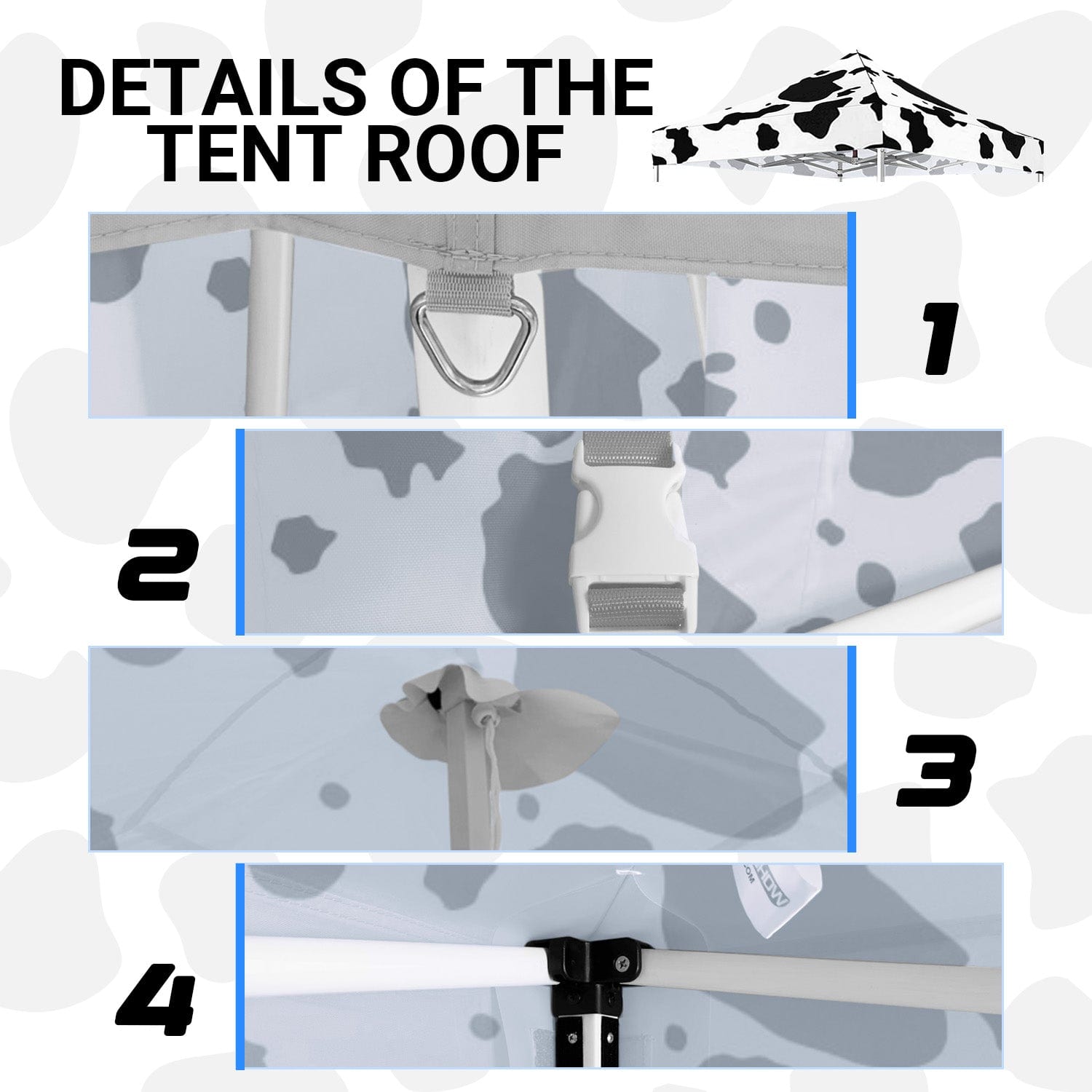 Summer Limited | Pop Up Color Canopy Tent Roof