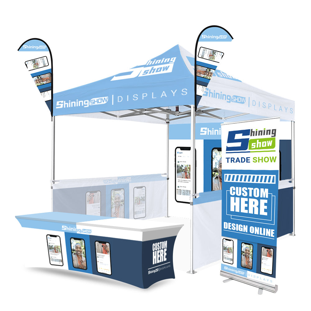 Custom Pop Up Canopy Tent Package D - Canopies Printing | ShiningShow