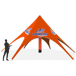 Custom Star Inflatable Tent for Outdoor Commercial Exhibitions