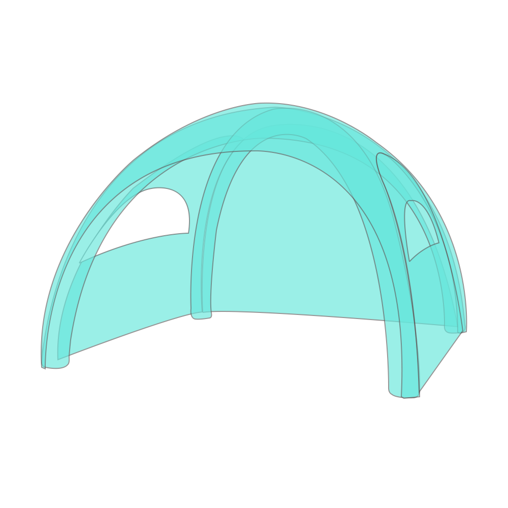 Inflatablet Tent Sidewall