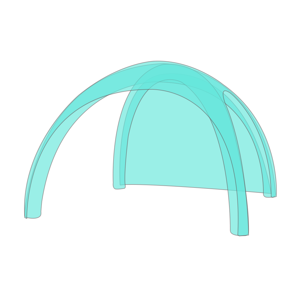 Inflatablet Tent Sidewall