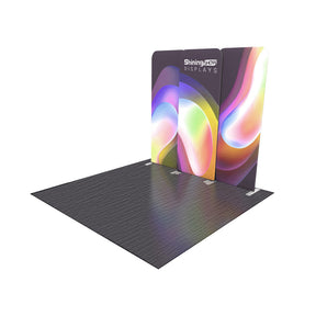 Trade Show 3-in-1 Banner Backdrop Kit STB8 With Table Cover & Banner Stand Custom Graphics Shiningshow