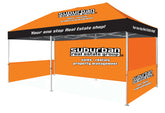 ShiningShow 10x20 Pop-up Heavy Duty Canopy Tent With 1 full wall and 2 half walls(John Malozsak)