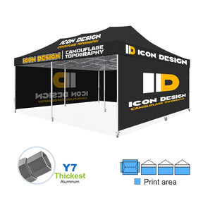 ShiningShow 20x20 Pop-up Canopy Tent Customized Outdoor Tent Shelter