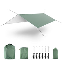 ShiningShow Camping Tarp,Sun Protection Waterproof Lightweight Hammock Rain Fly Sunshade, Tent Footprint Backpacking Tarp for Camping, Hiking and Outdoor Activities