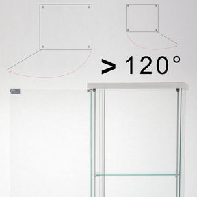 ShiningShow-Glass-Cabinet-w-Glass-Display-Cabinet-4-Shelves-with-Door-Floor-Standing-Exhibition-Bookshelf-for-Living-Room-Office-Tradeshow