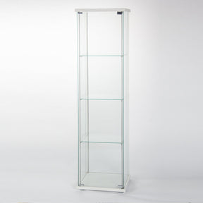 ShiningShow-Glass-Cabinet-w-Glass-Display-Cabinet-4-Shelves-with-Door-Floor-Standing-Exhibition-Bookshelf-for-Living-Room-Office-Tradeshow