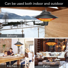 ShiningShow Simple Deluxe Patio Portable Outdoor Heating for Balcony, Courtyard, With Overheat Protection, Ceiling-Mounted Heater